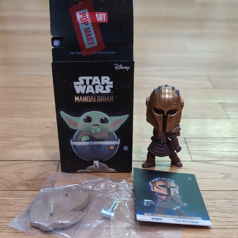 100% Authentic Pop Mart Disney Star Wars Mandalorian The Armorer Figurine